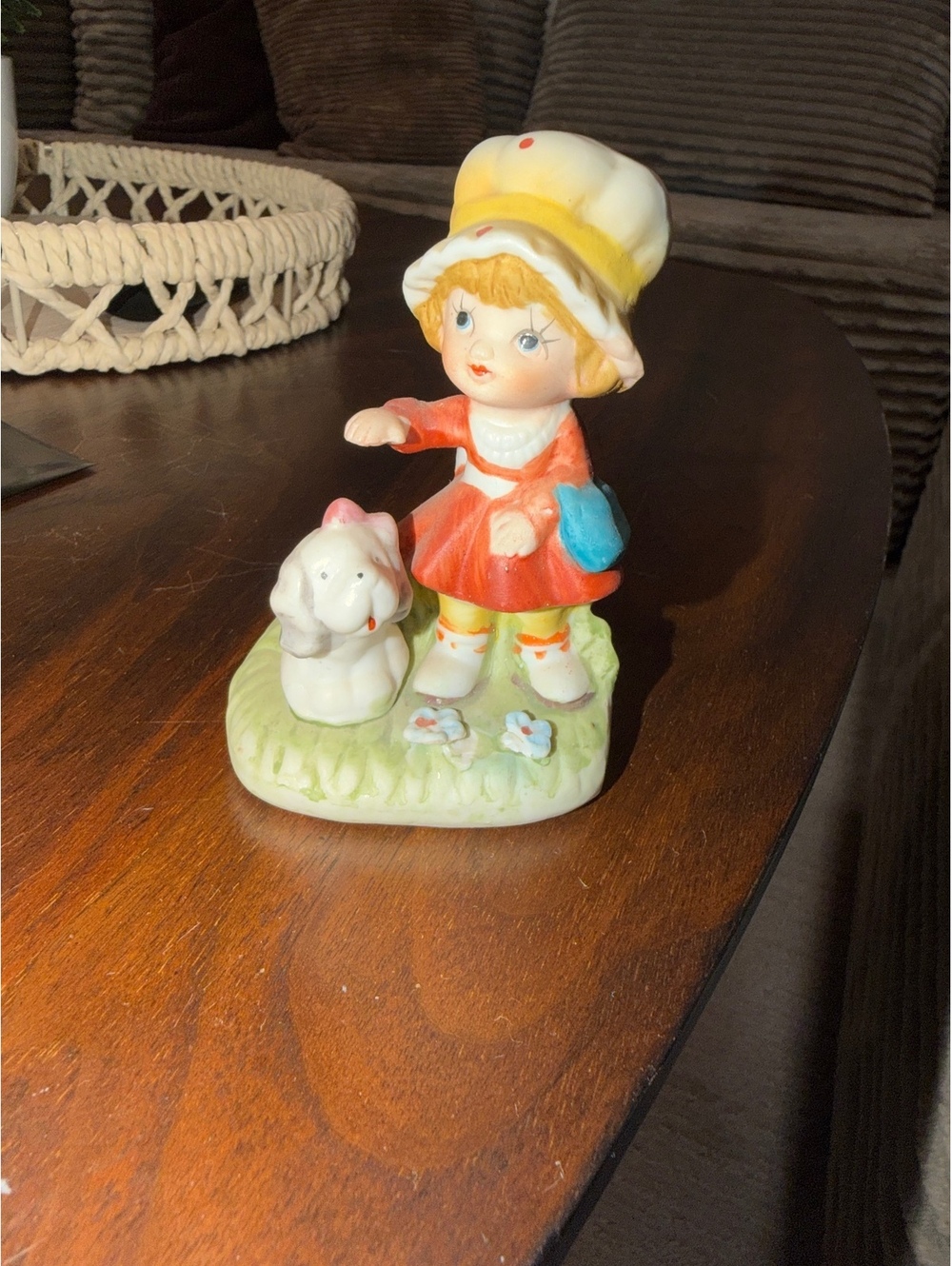 Girl Figurine with Lamb